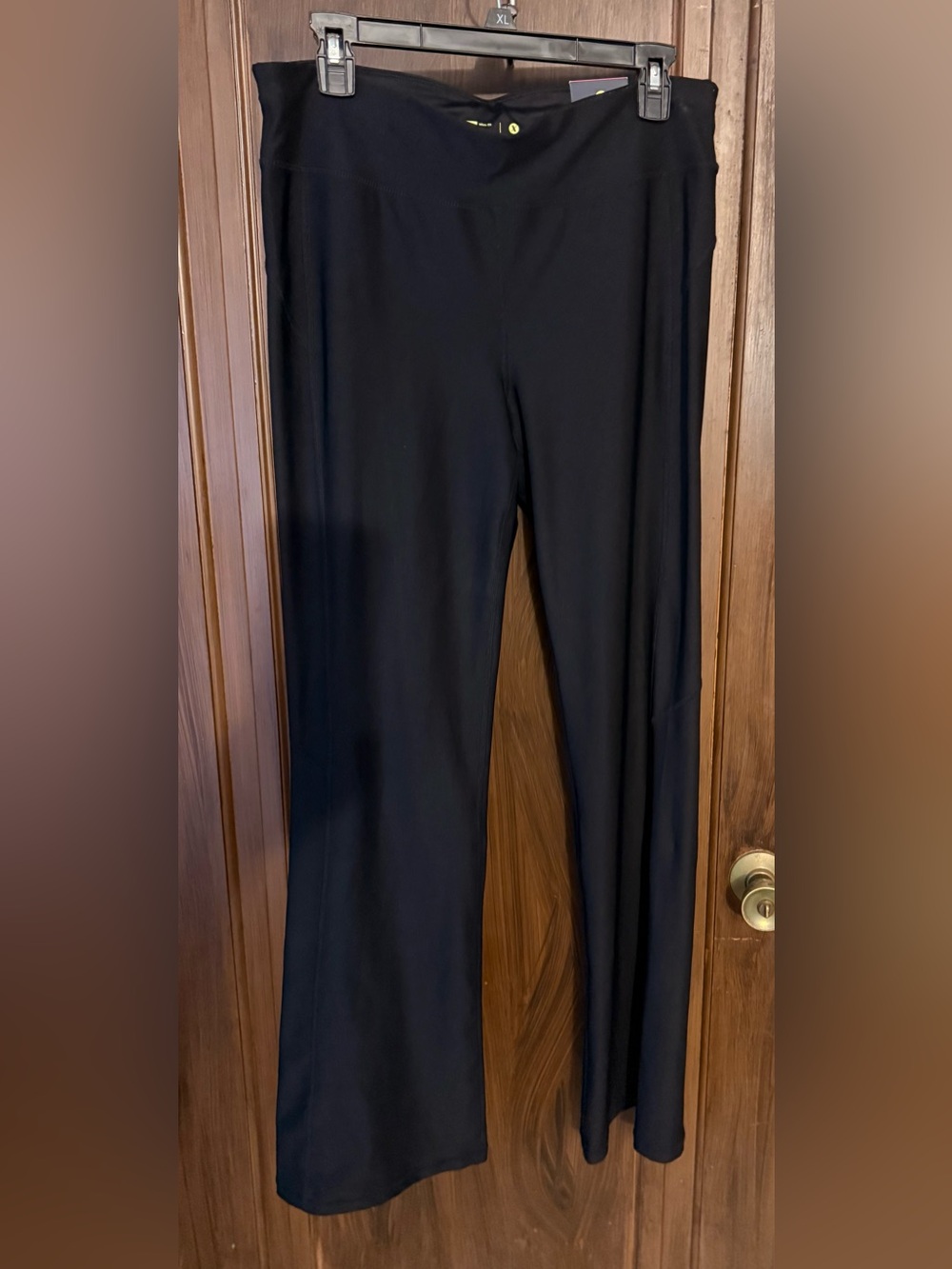 Xersion Flare Leg Slim Fit Leggings Size L - Women | Color: black| inseam 32 - Picture 2 of 7